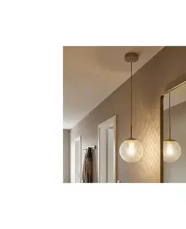 Svietidlá BRILAGI - Závesný luster na lanku STELLA 1xE27/60W/230V pr. 15 cm béžová/zlatá 85-001B