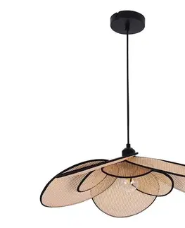 Svietidlá  Luster na lanku TOBAGO 1xE27/20W/230V pr. 60 cm béžová 331182
