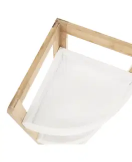 Kúpeľňové regály Rohový regál FONG Tempo Kondela