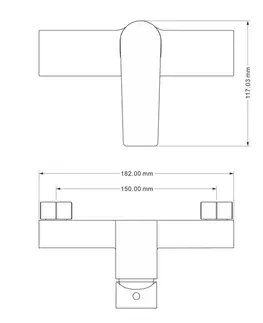 Sprchy a sprchové panely MEXEN/S - Erik sprchový stĺp vrátane sprchovej batérie Lynx, chróm 745940205-00