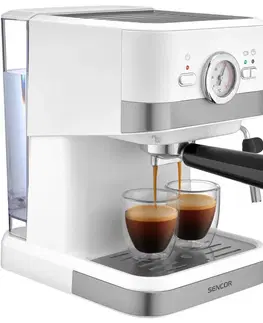 Automatické kávovary Sencor SES 1720WH espresso kávovar, biela