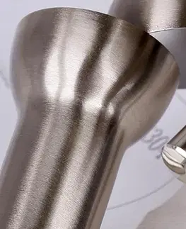 Stropná svetla Špirálová stropná lampa 3X40W E14 saténový nikel ARC