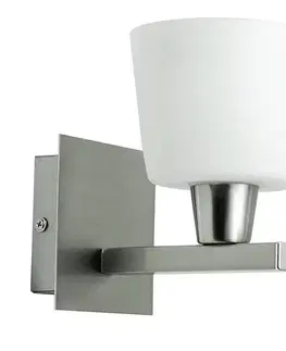 Nástenné svetlá Nástenná lampa 1X40W E14 matný nikel