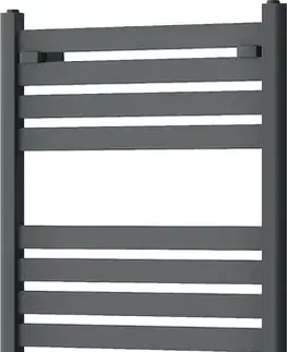 Radiátory do kúpeľne MEXEN/S - Urán radiátor + vykurovacia tyč 800 x 600 mm, 600 W, antracit W105-0800-600-2600-66