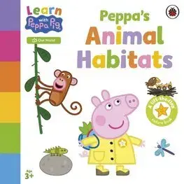 Leporelá, krabičky, puzzle knihy Learn with Peppa: Peppas Animal Habitats