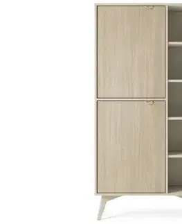 Regále ArtPS Regál TIMBER RG80 | béžová