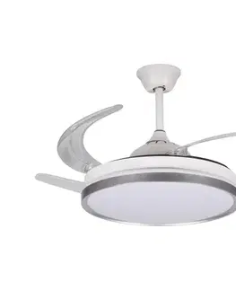 Ventilátory  46372 - LED stmievateľné svietidlo s látorom PLAVE LED/36W/230V CCT strieborné/biele + DO 46372