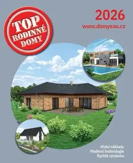 Stavba, rekonštrukcia Top rodinné domy 2026 - Kolektív autorov