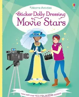 Nalepovačky, vystrihovačky, skladačky Sticker Dolly Dressing Movie Stars - Fiona Watt,Arrowsmith Vicky