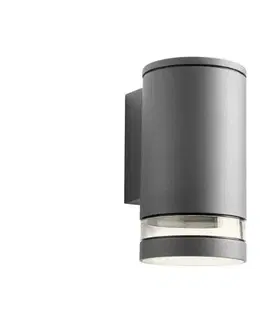 Svietidlá Redo 90517 - Vonkajšie nástenné svietidlo CARGO 1xGU10/28W/230V IP54 antracit 90517