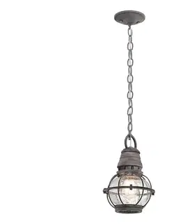 Svietidlá Elstead Kichler KL-BRIDGEPOINT8S - Vonkajší luster BRIDGE POINT 1xE27/60W/230V IP44 KL-BRIDGEPOINT8S