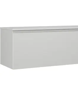Kúpeľňový nábytok MEXEN/S - Orio kúpeľňová skrinka pod umývadlo 120 cm s doskou, 1 šuplík, sivá mat 91A10-12047-1-BFC62