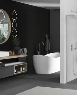 Sprchové dvere MEXEN/S - KiotoL Sprchová zástena WALK-IN 110 x 200, transparent, chróm 800-110-103-01-06