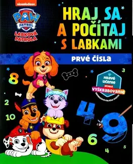 Pre deti a mládež - ostatné Labková patrola - Hraj sa a počítaj s labkami - Kolektív autorov,Olga Marčeková