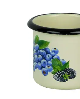 Hrnčeky, šálky, podšálky MAKRO - Hrnček 0,25 Čučoriedka