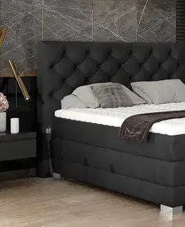 Manželské postele CEDRIK 16 polohovacia posteľ 160x200, Mat Velvet 99