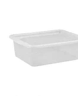 Boxy na skladovanie PLAST TEAM - Box BASIC s poklopom 30L, umelá hmota 37,5x17x59,5cm