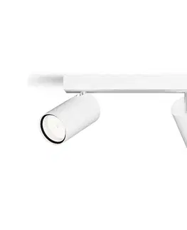 Svietidlá Philips - Kúpeľňové bodové svietidlo IDRIS 2xGU10/5W/230V IP44 biela 8720169299092