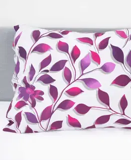 Dekoračné obliečky MKLozkoviny.sk Obliečka na vankúš 70 × 90 cm – Ivanka fialová-  -