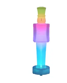 Svetelné reťaze do interiéru Vianočná stolná lampa biela vrátane LED stmievateľná a nabíjateľná RGBW-IC - Nutcracker