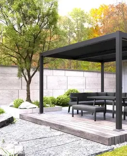 Bioklimatické pergoly Bioklimatická pergola 4x3 m SCHATLER MODERNHomeGarden