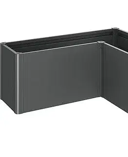 Truhlíky Biohort Hrantík BIOHORT Belvedere L 152 x 152 x 61 cm (tmavo šedá metalíza)
