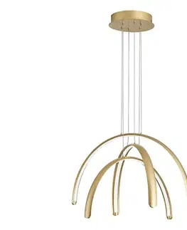 Svietidlá Viokef Lighting LED luster na lanku MEGAN LED/41W/230V zlatý 4303200