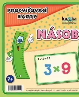 Príprava do školy, pracovné zošity Procvičovací karty Násobení 1 - Petr Kupka,Kolektív autorov