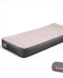 Karimatky Jednolôžkový nafukovací matrac inSPORTline Valkon 197x90x22 cm so vstavanou elektrickou pumpou
