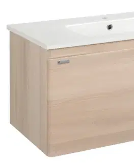 Kúpeľňový nábytok Kúpeľňová skrinka s umývadlom Naturel Ancona 100x45x46 cm akácia ANCONA2100DV ANCONA2100DV