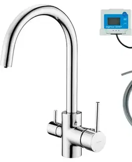 Kúpeľňové batérie DEANTE - Batéria kuchynská chróm, so sadou na filtráciu vody; BCHF064M