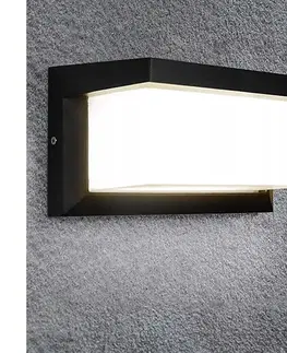 Svietidlá  LED Vonkajšie svietidlo so žiarovkou so senzorom súmraku NEELY 1xE27/9W/230V IP54 BG0715+BW0332