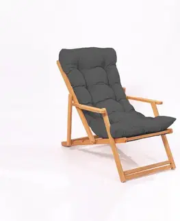 Záhradné lehátka Garden Chair My008 - Grey