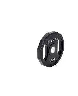 Závažia k činkám Pogumovaný kotúč inSPORTline Ruberton 1,25 kg 30 mm