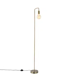 Stojace lampy Moderná stojaca lampa bronzová - Facil