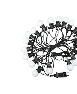 LED osvetlenie  LED Vonkajšia reťaz STRING 10m 20xLED/0,5W/24/230V 3000K IP44 217439