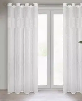 Závesy do spálne Záves VICKY 140X250 na priechodkách 402527