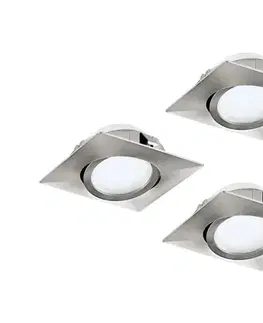 Svietidlá Eglo 78758 - SADA 3x LED Podhľadové svietidlo PINEDA LED/6W/230V 78758