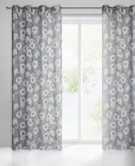 Závesy do spálne Záves FABIA 140X250 na priechodkách 386933
