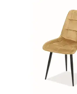 Kuchynské stoličky KIK jedálenská stolička, žltá