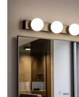 Kúpeľňové zrkadlá BRILAGI - LED kúpeľňové osvetlenie zrkadla HOLLYWOOD 4xLED/3W/230V IP44 čierne FG-M1-C22-4-BLK