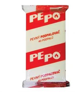 Záhradné grily PE-PO Pevný podpaľovač 40 podpálení