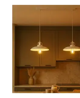 Svietidlá BRILAGI - LED Luster na lanku FLAMENGO 2xE27/60W/230V biela BG72370