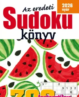 Krížovky, hádanky, hlavolamy Az eredeti Sudoku KÖNYV 2026 nyár - Tim Bender