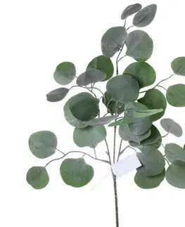 Vetvičky, girlandy, kvety Kinekus Ozdoba zapichovacia konár eucalypt, zasnežená