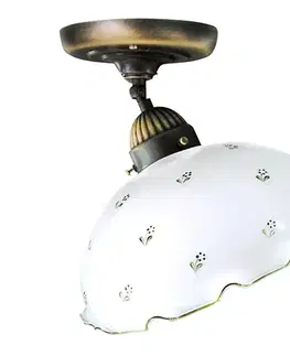 Svietidlá Kolarz 731.10.26 - Bodové svietidlo NONNA 1xE27/75W/230V zelená 731.10.26