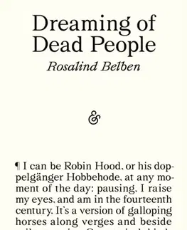Beletria Dreaming of Dead People - Rosalind Belben