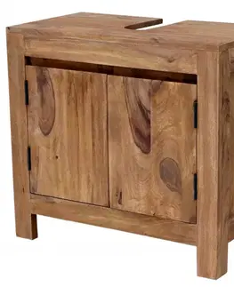 Kúpeľňový nábytok Skrinka pod umývadlo Gani 90x70x45 z indického masívu palisander
