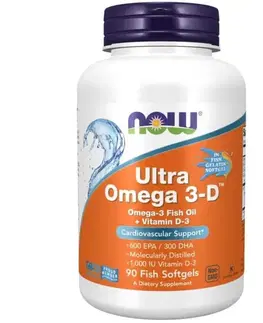 Omega-3 NOW Foods Ultra omega-3 s vitamínom D