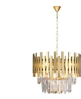 Svietidlá  Luster na reťazi ASPEN GOLD 6xE14/40W/230V ML5999